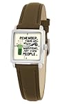 South Park Women's D1571S011 Manilla Collection Mr. Garrison Brown Leather Watch