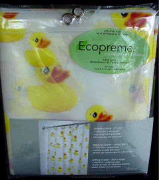 Rubber Ducky Shower Curtain