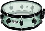 Pacific Drums by DW Acrylic Snare With Black Hardware, Coke Bottle 5X14