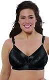 JMS Satin Comfort Bra, 38D-Black