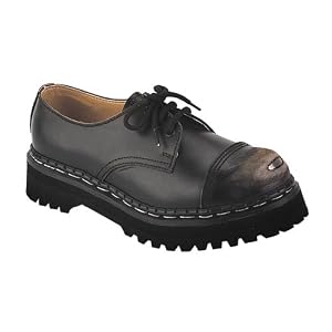Buy *DIGGER-03, 3 eyelet Blk Shoe W Grinded Steel Toe by var goTwisterProductImageStrings = new Object();goTwisterProductImageStrings['prodImageNotAvailTextNoColor'] = 