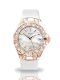 Seksy Intense White MOP Dial Rose Gold Case Leather Strap Ladies Watch 4434 Sponsor’s of This is Michael Buble + Free Pendant Gift
