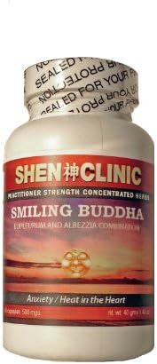 Smiling Buddha - Shen Clinic - Herbs for Anxiety And/or Low Spirits - 80 Capsules