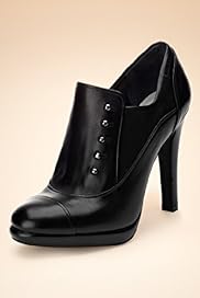 Autograph Leather High Heel Stud Shoe Boots with InsoliaÃ‚Â®