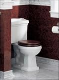 Porcher 41150 Pomezia Round-Front Water Closet Bowl Only, White