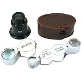 10X 15X 20X 30X Jewelers Loupe/Loop Magnifying Glass