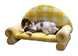 Maxi-Pet 82599 Pl�schsofa HAPPY SUN f�r Hunde und Katzen 56 x 32 x 34 cm