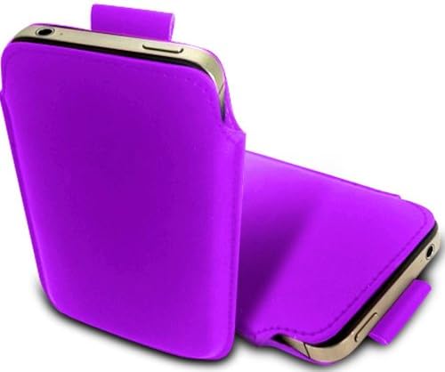 N E Fing Light Purple PU leather pull tab case for LG GD580 Lollipop(s)