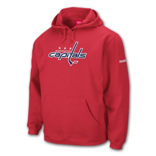 Washington Capitals Playbook Logo Hoodie (Red) Size L