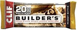 Clif Bar Builder's Bar, Chocolate Peanut Butter, 2.4-Ounce Bars, Pack of 12