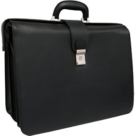 APC Guru Leather Legal Executive Briefcase