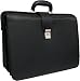 APC Guru Leather Legal Executive Briefcase - Black