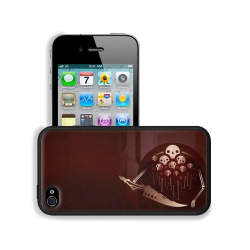 Dark Souls Nito Skulls Skeleton Apple iPhone 4 / 4S Snap Cover Premium Leather Design Back Plate Case Customized Made to Order Support Ready 4 7/16 inch (112mm) x 2 3/8 inch (60mm) x 7/16 inch (11mm) MSD iPhone_4 4S Professional Cases Touch Accessories Graphic Covers Designed Model Folio Sleeve HD Template Wallpaper Photo Jacket Wifi 16gb 32gb 64gb Luxury Protector Wireless Cellphone Cell Phone