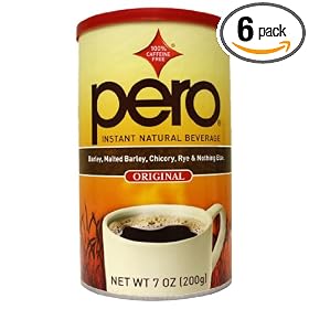 Pero Instant Natural Beverage, 7-Ounce Canisters (Pack of 6)