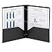 Smead Poly Two-Pocket Folder, Tang-Style Fastener, Letter Size, Black, 25 per Box (87725)
