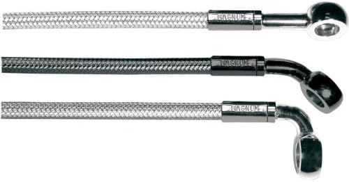 Magnum Chromite II 3/8 Upper Front Brake Line 25/90 for Harley