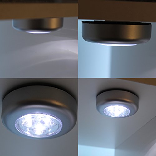 3 Luci LED Adesive Max-Power - Per Armadi, Mensole, Auto, IP44, Batterie Incluse - Foto 8