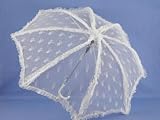 BLACK Ruffles and Lace and A Beautiful Parasol! A Great Accessory for Southern Belles, Mary Poppins