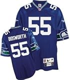 Brian Bosworth Seattle Seahawks Blue NFL Premier 1987 Throwback Jersey - Large