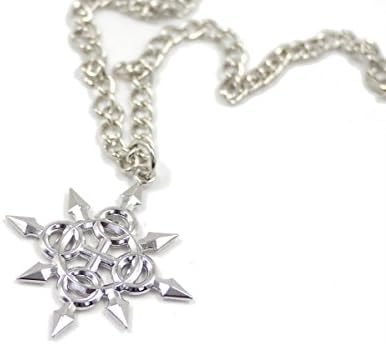 Kingdom Hearts Axel's Eternal Flames Chakrams Necklace Cosplay Accessory