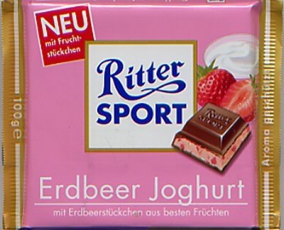 Ritter Sport Strawberry Creme (3.5oz)