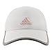 adidas Women's Adizero II Cap, White/Heathered Grey/Vapour Pink, One Size