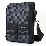 Speck Products PortPack Notebook Shoulder Bag for Laptops up to 15 Inches in Restart Grayscale Pixel, NBAG-PORT15-PXLGRY