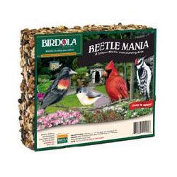 Birdola Beetle Mania Cake for Insect Loving Wild Birds (2-lb 5-oz cake) by Birdola