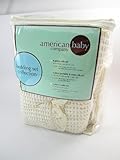Deluxe Waffle Bedding Set - 3 Piece Portable & Mini Crib Set Ecru