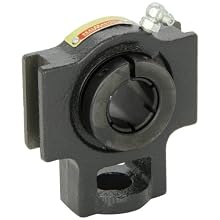 Sealmaster ST-16TC Take-Up Unit, Standard Duty, Regreasable, Skwezloc Collar, Contact Seals, Cast Iron Housing, 1" Bore, 17/32" Slot Width, 3" Between Frames