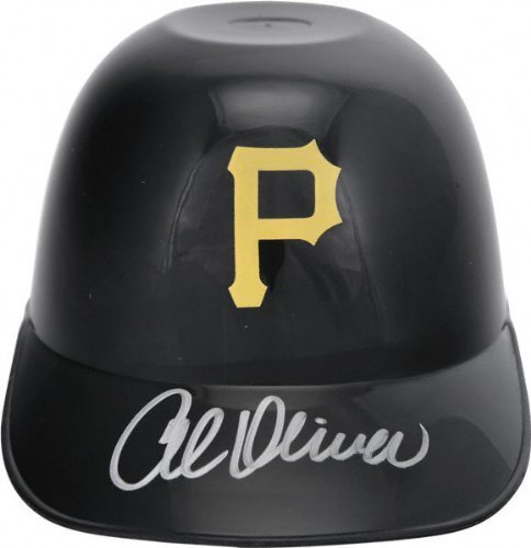 Al Oliver Autographed Helmet | Details: Pittsburgh Pirates, Micro Mini Batting Helmet