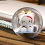 Sanrio Hello Kitty Costumed Chinese Zodiac Sign in Water Ball (Ox) - Zipper Pull