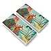 Christmas Holiday Santa Claus Beach Vacation Eraser Set of 2