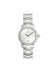 Swiss Army Womens Vivante Silver Guilloche Dial Diamond Watch - 241489