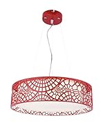 Light&Design Lámpara De Suspensión Vito Rojo