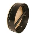 Bodhran, 18"x5", Tune, Black, Single