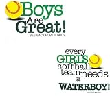 Sporting Goods : TeamExpress - Success Apparel Women's 'Boys Are Great' Softball T-Shirt
