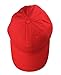 Nyfashion101 (TM) Unisex Adjustable 6-Pannel Low-Profile Baseball Cap LOW100-Red