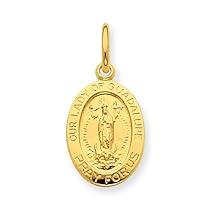 Sterling Silver & 24k Gold -plated Our Lady of Guadalupe Medal Sterling Silver & 24k Gold -plated Our Lady of Guadalupe Medal