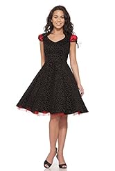 Velvet Flared-Skirt Leopard Print Cap Sleeves Scoop Neck Sweetheart Fitted  Dress