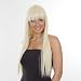 Lady Gaga perruque blonde raides | En cheveux synthetiques | Styleable avec la chaleur
