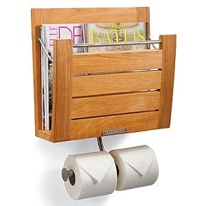 Teak Wall Mount Magazine Rack - Frontgate