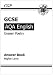 GCSE English AQA Unseen Poetry Answers (for Study & Practice Book) Higher