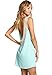 Yonala Women's Black Sexy Sleeveless Backless Lace Patchwork Mini Casual Dress