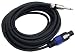 PylePro - 30ft. 12 Gauge Professional Speaker Cable Compatible With Speakon Connector to 1/4'' Male - PPSJ30