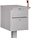 4350SLV Mail Chest, Silver