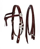 King Series Miniature Futurity Brow Headstall w/Silver