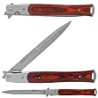 Giant 13 Inch Stilleto with Red Pakkawood Handle (fls)