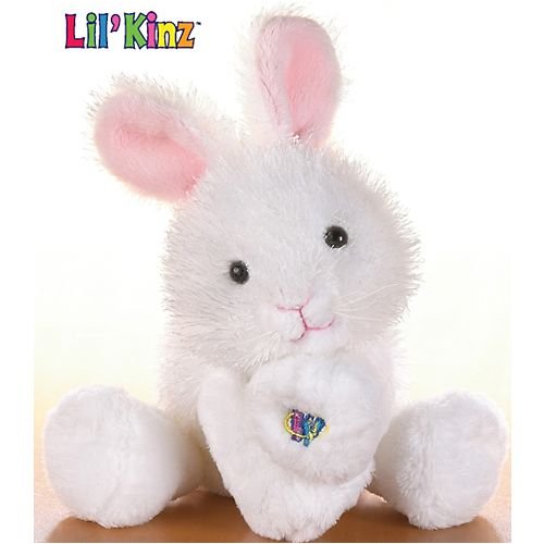 Lil'Kinz Mini Plush Stuffed Animal White Rabbit