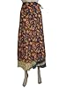 Sari Wrap Skirt Printed Long Wrap Around Skirts Sarong Multi Wear Dress